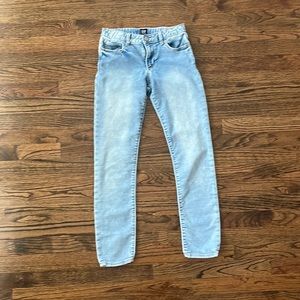 Light blue denim jeans
